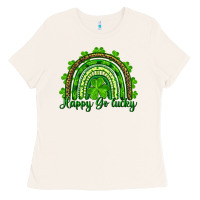 Bone st. patrick's day happy go lucky Ladies Tee - RanaPortraitStore