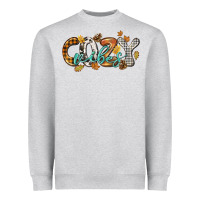 Heather Grey Cozy vibes Heavyweight Sweatshirt - NancyCooperArtShop