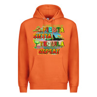 Fiesta Siesta Tequila Repeat Premium Hoodie | Teevron