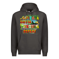Smoke Fiesta siesta tequila repeat Premium Hoodie - FaDigitalArtStudio