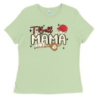 Matcha t ball mama baseball Ladies Tee - MaliasSmallBusiness