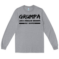 Heather Grey Grumpa Long Sleeve Tee - Bettercallsaul