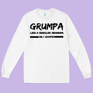 Grumpa Long Sleeve Tee Designed By Bettercallsaul