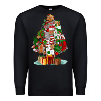 Black nurse christmas tree Premium Sweatshirt - FaDigitalArtStudio
