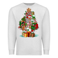 Oatmeal Heather nurse christmas tree Premium Sweatshirt - FaDigitalArtStudio