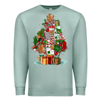 Seafoam nurse christmas tree Premium Sweatshirt - FaDigitalArtStudio