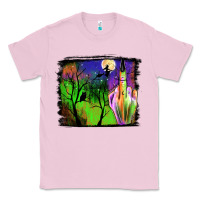 Bubblegum Pink halloween background Classic Tee - JahusDesignShop
