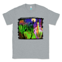 Heather Grey halloween background Classic Tee - JahusDesignShop