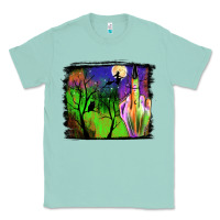 Seafoam halloween background Classic Tee - JahusDesignShop