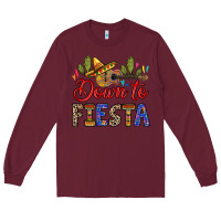 Burgundy Down to fiesta Long Sleeve Tee - RanaPortraitStore