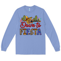 Colony Blue Down to fiesta Long Sleeve Tee - RanaPortraitStore