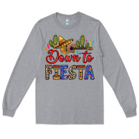Heather Grey Down to fiesta Long Sleeve Tee - RanaPortraitStore