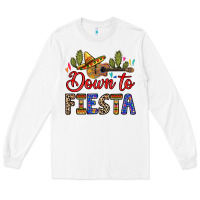 White Down to fiesta Long Sleeve Tee - RanaPortraitStore
