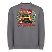 Storm merry christmas school bus Heavyweight Sweatshirt - texasbilliewilder