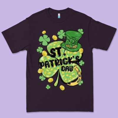 St. Patrick's Day Shamrock Premium Tee Designed By Maliassmallbusiness