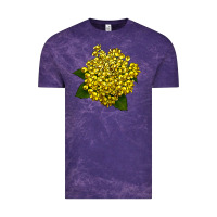 Cloud Purple Oregon Grape Flower Illustrations Vintage Tee - LillyAllenDesigns