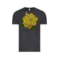 Vintage Black Oregon Grape Flower Illustrations Vintage Tee - LillyAllenDesigns