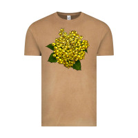 Vintage Camel Oregon Grape Flower Illustrations Vintage Tee - LillyAllenDesigns