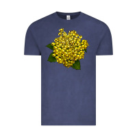 Vintage Denim Oregon Grape Flower Illustrations Vintage Tee - LillyAllenDesigns