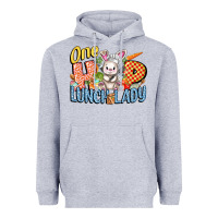 Heather Grey one hip lunch lady easter day Heavyweight Hoodie - FaDigitalArtStudio