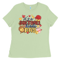 It's A Softball Kinda Day Ladies Tee | Teevron