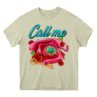 Mossy call me roses and pink telephone Heavy Core Tee - AdoDesignShop