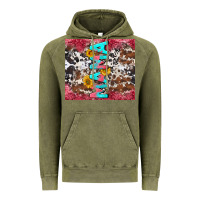 Vintage Olive mama cowhide  sunflowers Vintage Hoodie - LillyAllenDesigns