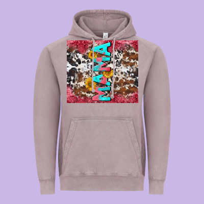 Mama Cowhide  Sunflowers Vintage Hoodie Designed By Lillyallendesigns