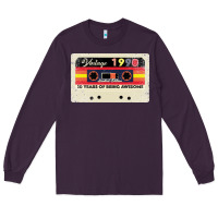 Plum 30th birthday 30 years 1990 retro tape cassette Long Sleeve Tee - Bettercallsaul