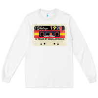 White 30th birthday 30 years 1990 retro tape cassette Long Sleeve Tee - Bettercallsaul