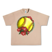 Burro Western Softball With Roses Urban Heavy Tee - LillyAllenDesigns