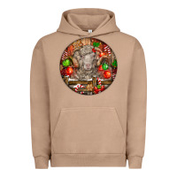 Pigment Burro Christmas Merino Wool Sheep Urban Hoodie - LillyAllenDesigns