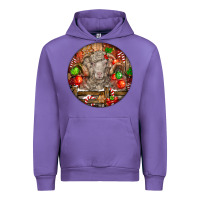 Tulip Christmas Merino Wool Sheep Urban Hoodie - LillyAllenDesigns