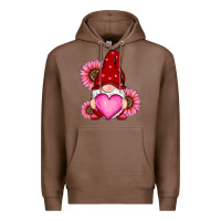 Chestnut valentines day with sunflowers gnomes Premium Hoodie - RanaPortraitStore