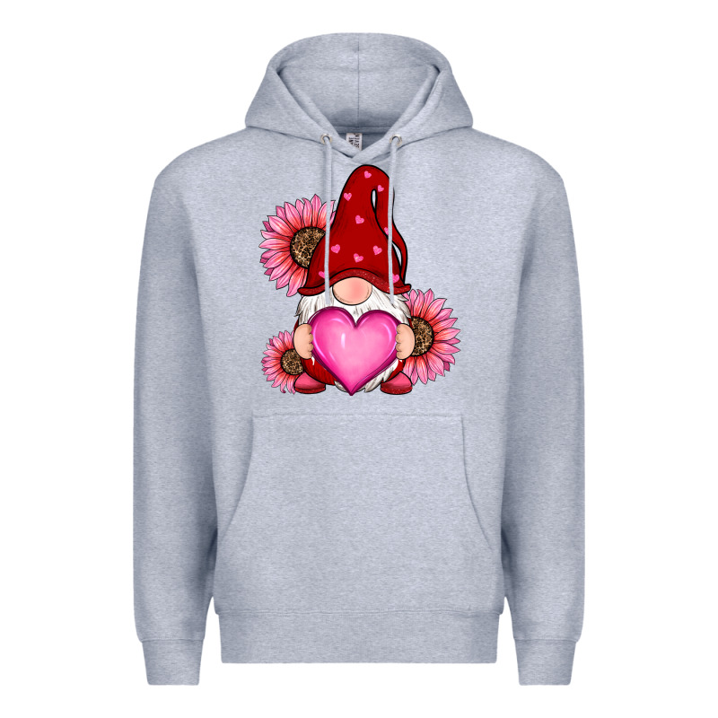 Valentines Day With Sunflowers Gnomes Premium Hoodie by RanaPortraitStore | Teevron