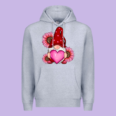 Valentines Day With Sunflowers Gnomes Premium Hoodie Designed By Ranaportraitstore