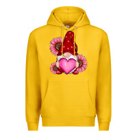Lemon valentines day with sunflowers gnomes Premium Hoodie - RanaPortraitStore