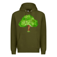 Army Green tree fa element 1 Premium Hoodie - FaDigitalArtStudio