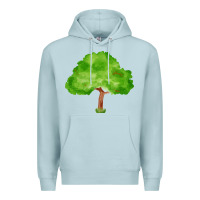 Blue Mist tree fa element 1 Premium Hoodie - FaDigitalArtStudio