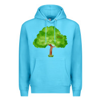 Ocean Blue tree fa element 1 Premium Hoodie - FaDigitalArtStudio