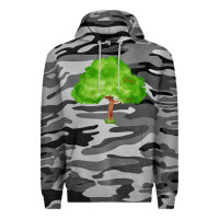 Slate Camo tree fa element 1 Premium Hoodie - FaDigitalArtStudio