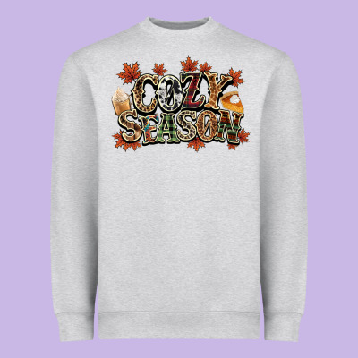 Cozy Season Fall Heavyweight Sweatshirt Designed By Nancycooperartshop