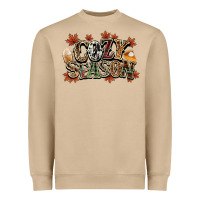 Mushroom Cozy season Fall Heavyweight Sweatshirt - NancyCooperArtShop