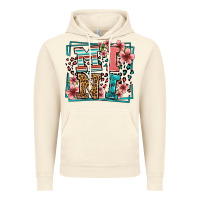 Vintage Artic floral leopard frame mini Vintage Hoodie - LillyAllenDesigns
