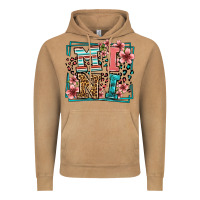 Vintage Camel floral leopard frame mini Vintage Hoodie - LillyAllenDesigns