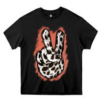 Black Dalmatians Skin Peace Sign Heavy Core Tee - Jasminsmagicworld