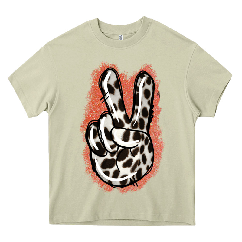 Dalmatians Skin Peace Sign Heavy Core Tee by Jasminsmagicworld | Teevron