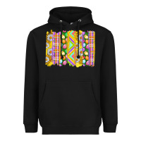 Black Easter Brushstrokes Heavyweight Hoodie - BundleAndBundleShop