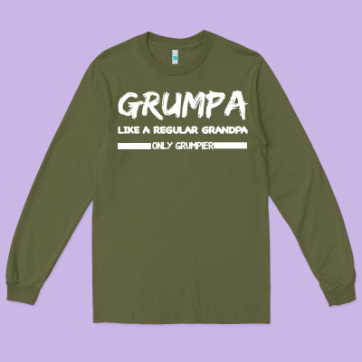 Grumpa Long Sleeve Tee Designed By Bettercallsaul