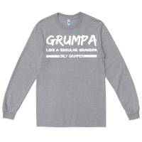 Heather Grey Grumpa Long Sleeve Tee - Bettercallsaul